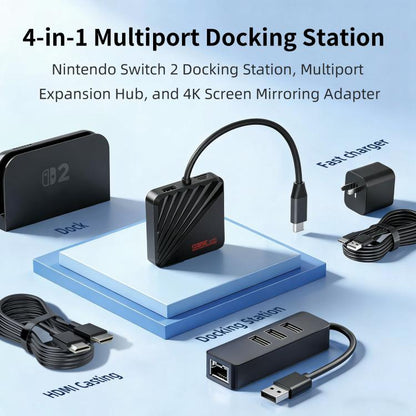 STARTRC GAMES Multifunctional Screen Mirroring HDMI Dock, For Nintendo Switch Series