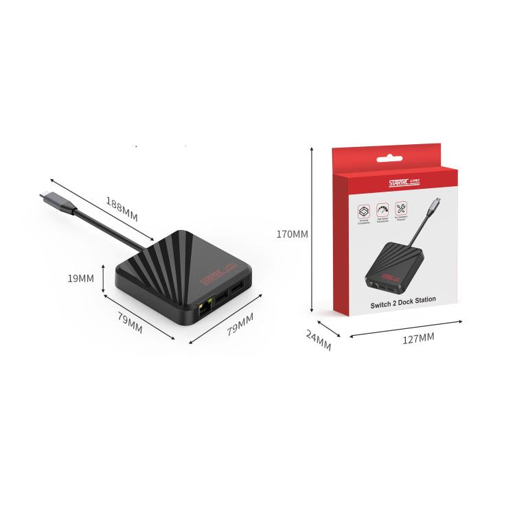 STARTRC GAMES Multifunctional Screen Mirroring HDMI Dock, For Nintendo Switch Series