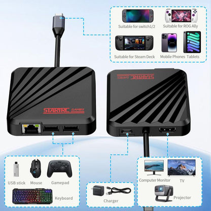 STARTRC GAMES Multifunctional Screen Mirroring HDMI Dock, For Nintendo Switch Series