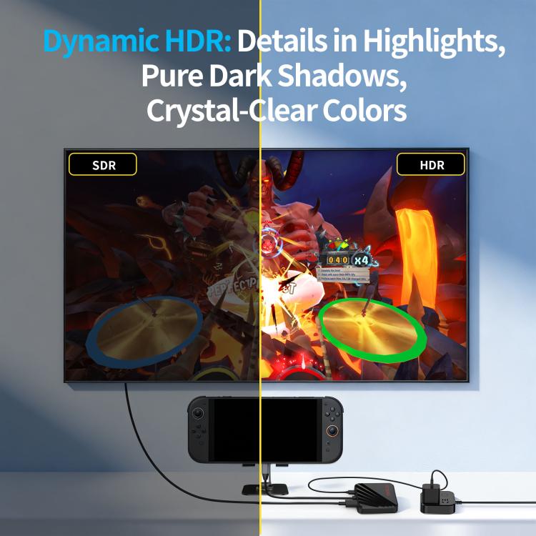 STARTRC GAMES Multifunctional Screen Mirroring HDMI Dock, For Nintendo Switch Series