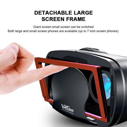 VRG Pro Mobile 3D Virtual Reality Smart VR Goggles, Blue Light (Black), No Blue Light (Black), Blue Light (White)