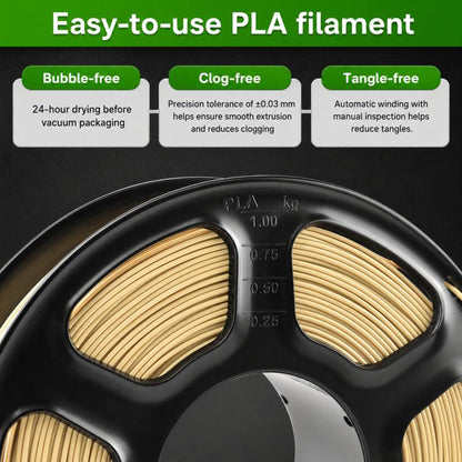Silk PLA 3D Printer Filament 1.75mm 1kg Spool Shiny Metallic Gloss Finish 3D Printing Material