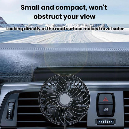 F4201 3-Speed Air Vent Quiet Fan Universal USB Mini Car Fan, F4201