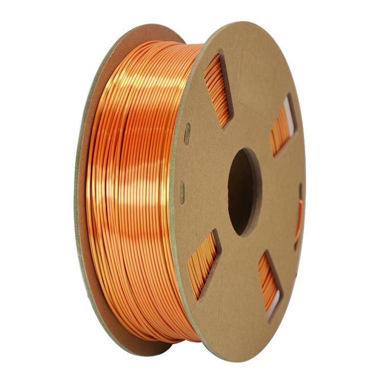 Dual Color Silk PLA Filament 1.75mm 1kg Spool Magic Color Shifting Shiny Metallic 3D Printing Material
