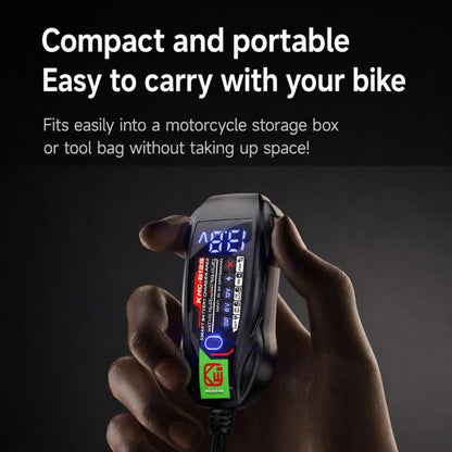 6V/12V Motorcycle Battery Charger With Digital Display Screen, Kewig B12S
