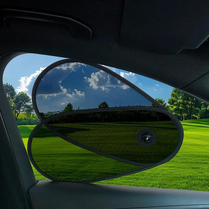 Adjustable Suction Cup Car Window Sun Shade, Summer UV Protection & Heat Insulation Curtain, Adjustable Sun Shade