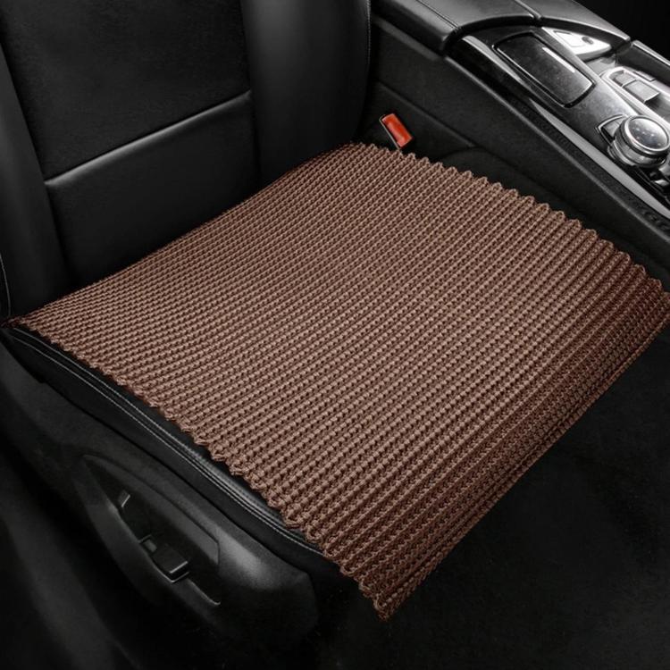 Woven Ice Silk Cooling Car Seat For Summer Breathable Front Seat Pads