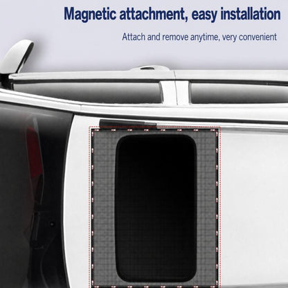 Magnetic Car Sunroof Mesh Shade Heat Insulation Sun & Mosquito Protection Net For Roof, S, M, L