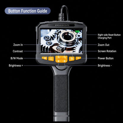 Endoscope Camera With 4.3 inch IPS HD Screen Borescope Camera HD1080P IP67 Waterproof Inspection Camera, NK008S 2m Cable Length 5.5mm Lens, NK008S 5m Cable Length 5.5mm Lens, NK008S 10m Cable Length 5.5mm Lens, NK008S 2m Cable Length 8mm Lens