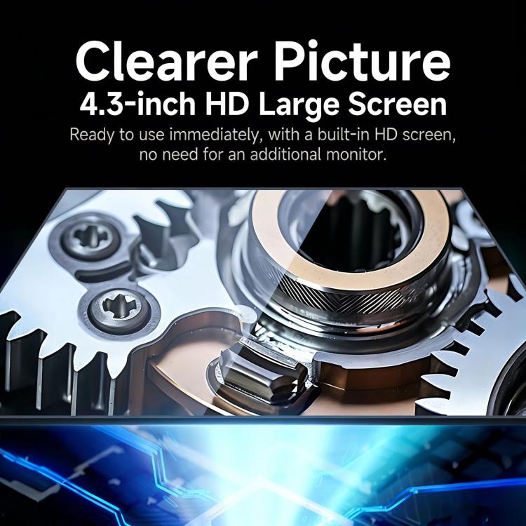 Endoscope Camera With 4.3 inch IPS HD Screen Borescope Camera HD1080P IP67 Waterproof Inspection Camera, NK008S 2m Cable Length 5.5mm Lens, NK008S 5m Cable Length 5.5mm Lens, NK008S 10m Cable Length 5.5mm Lens, NK008S 2m Cable Length 8mm Lens