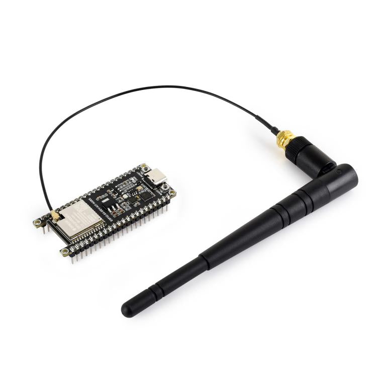 Waveshare ESP32-S3 1U-N16R8 Microcontroller 2.4GHz Wi-Fi Development Board 240MHz Dual Core Processor, Without Header, With Pre-soldered Headers