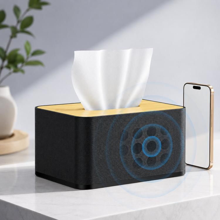 Covert Tissue Box Audio Protection Device, 360 Degrees Ultrasonic Voice Recorder Blocker, US Plug, BS-99Pro Max 84 Sine Wave, BS-99Pro 56 Sine Wave