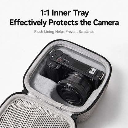 Baona BN-FH003 For Sony ZV-E10 / ZV-E10 II Hard EVA Camera Case Protective Travel Pouch With Mesh Pocket
