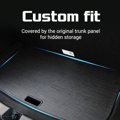 For Tesla Model Y 2021-2025 Trunk Small Table Board Foldable Portable Car Camping Tabletop, Table+2 Chairs