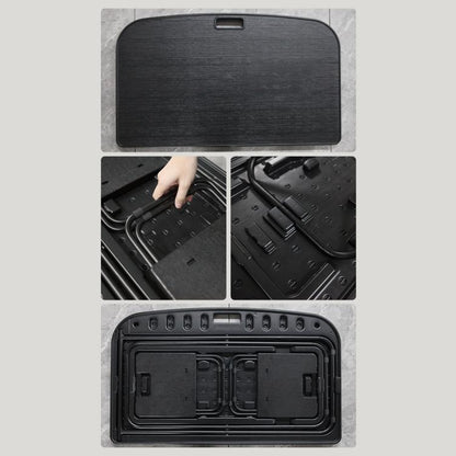 For Tesla Model Y 2021-2025 Trunk Small Table Board Foldable Portable Car Camping Tabletop, Table+2 Chairs