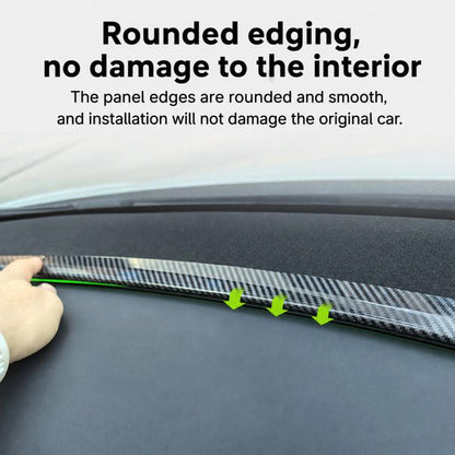 For Tesla Model Y / Y L Car Front Windshield Ambient Light Decorative Trim Strip