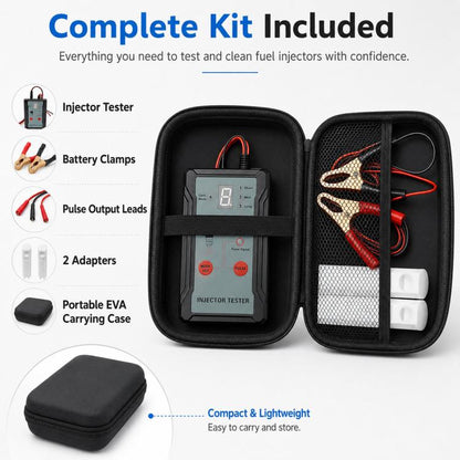 Fuel Injector Tester And Cleaner With 2 Size Adapters