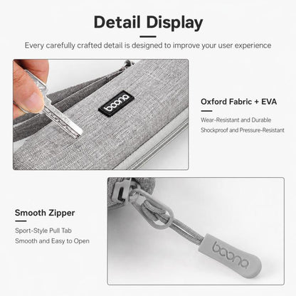 Baona BN-F033 Hard EVA Carrying Case M.2 NVMe SATA SSD Portable Travel Storage Protective Pouch Bag