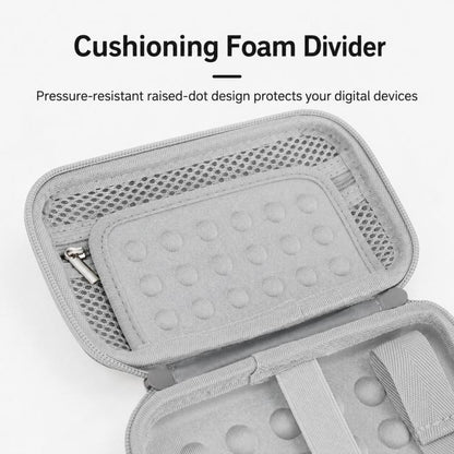 Baona BN-F007 Hard EVA External Hard Drive Case Shockproof Power Bank Organizer Electronic Travel Bag, Small Gray, Small Black, Large Gray, Large Black