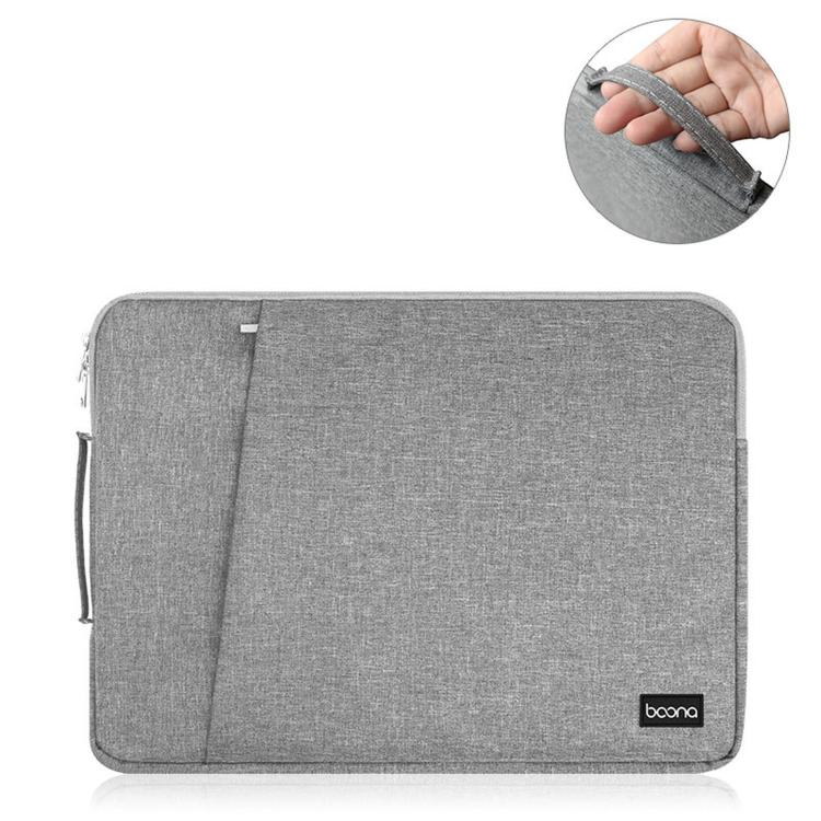Baona BN-Z002 Laptop Case Waterproof Notebook Protective Bag Slim Computer Pouch, 11 inch Gray, 11 inch Black, 13 inch Gray, 13 inch Black, 14/15 inch Gray, 14/15 inch Black, 15.6 inch Gray, 15.6 inch Black, 13 inch Gray Handheld, 13 inch Black Handhel...