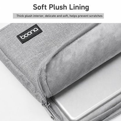Baona BN-Z002 Laptop Case Waterproof Notebook Protective Bag Slim Computer Pouch, 11 inch Gray, 11 inch Black, 13 inch Gray, 13 inch Black, 14/15 inch Gray, 14/15 inch Black, 15.6 inch Gray, 15.6 inch Black, 13 inch Gray Handheld, 13 inch Black Handhel...