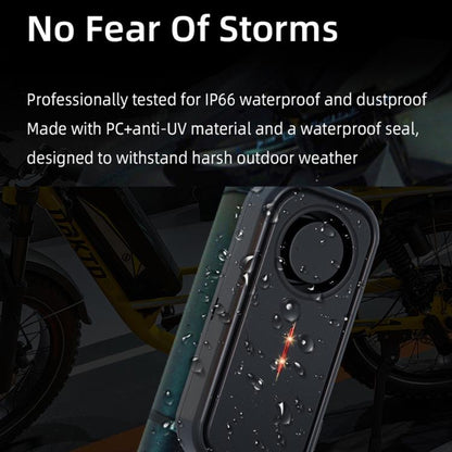 SF06R IP66 Waterproof Long-Distance Wireless Vehicle Vibration Anti-Theft Alarm, 1 Host + 1 Remote Control, 1 Host + 2 Remote Control, 2 Host + 1 Remote Control