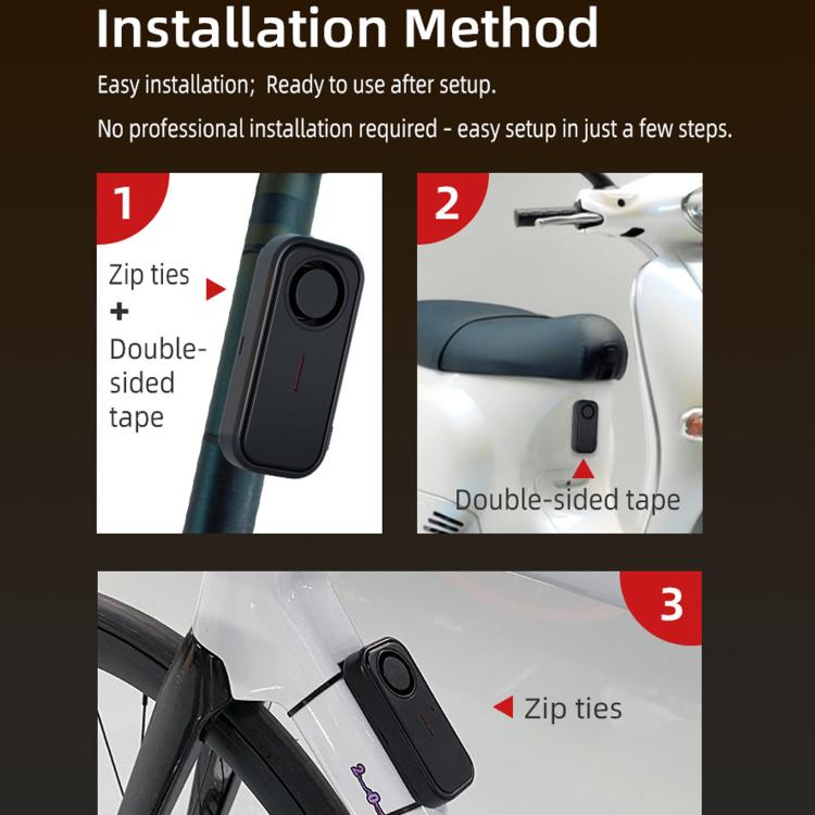 SF06R IP66 Waterproof Long-Distance Wireless Vehicle Vibration Anti-Theft Alarm, 1 Host + 1 Remote Control, 1 Host + 2 Remote Control, 2 Host + 1 Remote Control
