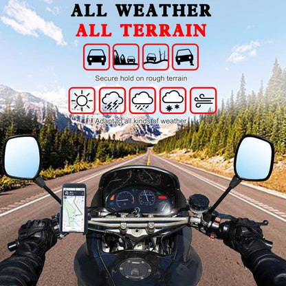 Bicycle Motorcycle Riding Navigation Aluminum Alloy Rotating Phone Holder