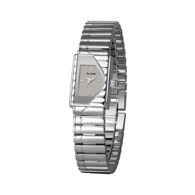 BS Bee Sister FA1927 Womens Vintage Watch Elegant Asymmetrical Geometric Quartz Watch With Metal Strap