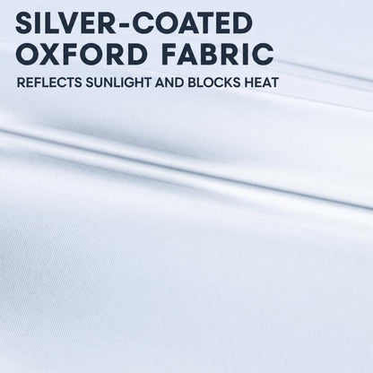 Silver Coated Car Front Windshield Sunshade Vehicle Heat Insulation Sun Shield, 140 x 80cm