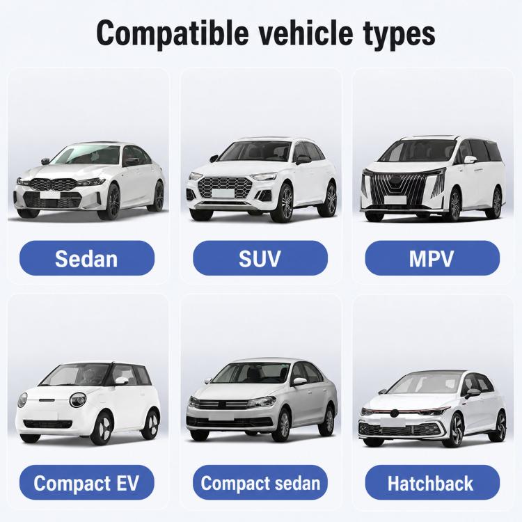 Silver Coated Car Front Windshield Sunshade Vehicle Heat Insulation Sun Shield, 140 x 80cm