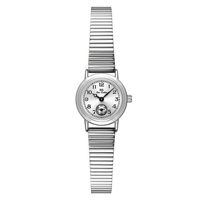 BS Bee Sister FA1870 Womens Vintage Small Round Watch With Bamboo Style Expansion Band & Small Seconds Dial