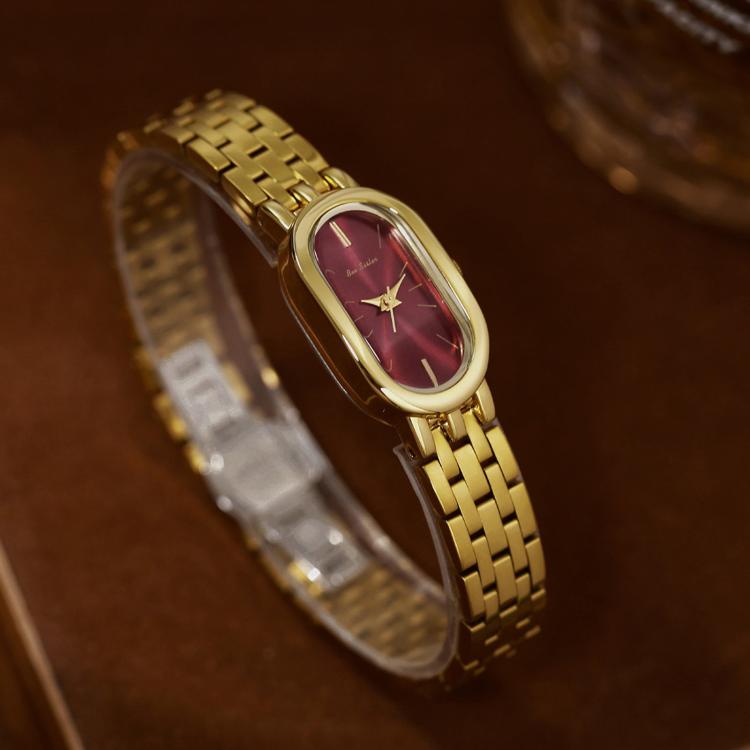 BS Bee Sister FA1905 Womens Vintage Oval Watch Quartz Dress Watch with Butterfly Clasp