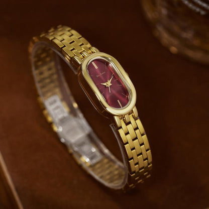BS Bee Sister FA1905 Womens Vintage Oval Watch Quartz Dress Watch with Butterfly Clasp