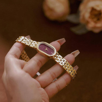 BS Bee Sister FA1905 Womens Vintage Oval Watch Quartz Dress Watch with Butterfly Clasp