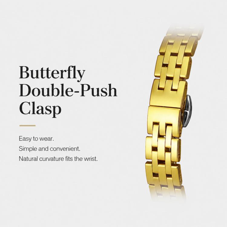 BS Bee Sister FA1905 Womens Vintage Oval Watch Quartz Dress Watch with Butterfly Clasp