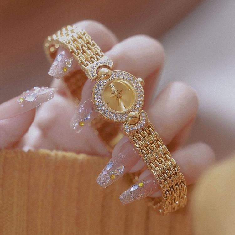BS Bee Sister FA1841 Vintage Women Bracelet Watch Dainty Small Dial Rhinestone Quartz Dress Watch for Ladies
