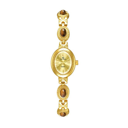 BS Bee Sister FA1859 Women Oval Bracelet Watch Vintage Analog Quartz Jewelry Dress Wristwatch