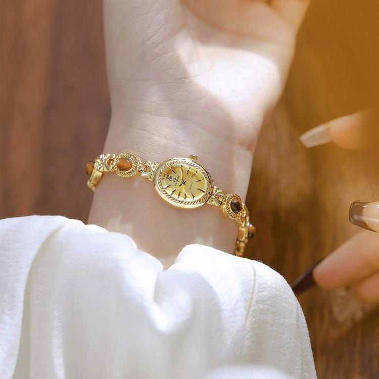 BS Bee Sister FA1859 Women Oval Bracelet Watch Vintage Analog Quartz Jewelry Dress Wristwatch