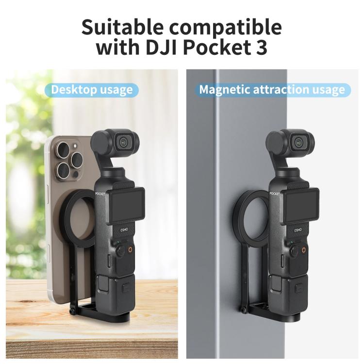 Magnetic Action Camera Mount Base, Universal 2-Prong Ball Joint, For Insta360 GO 3/3S Quick Release, For GoPro 13 Quick Release, For DJI Action 5 Pro/4/3/2 Quick Release, For 1/4inch Screw Hole Camera, Universal 17mm Ball Joint