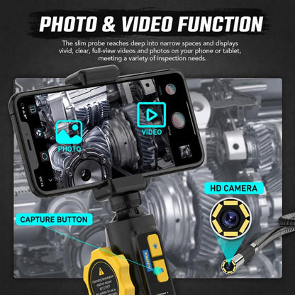 AUTOOL SVB302 Smart Steering Endoscope 1080P Waterproof Probe For Carbon Deposit Inspection Inside Cylinders, SVB302