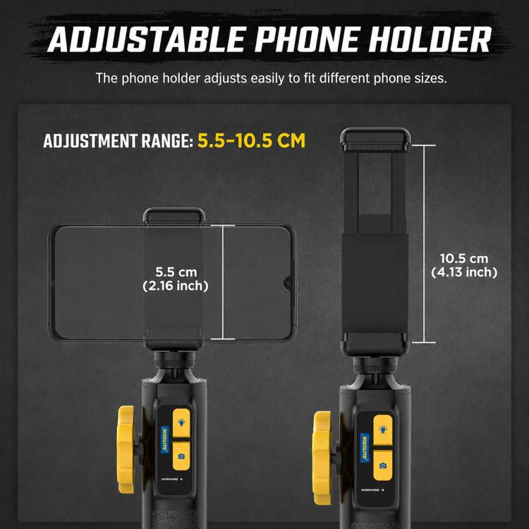AUTOOL SVB302 Smart Steering Endoscope 1080P Waterproof Probe For Carbon Deposit Inspection Inside Cylinders, SVB302