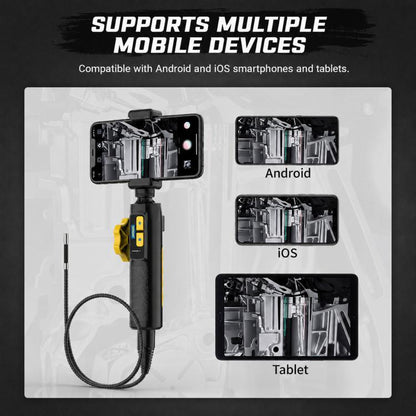AUTOOL SVB302 Smart Steering Endoscope 1080P Waterproof Probe For Carbon Deposit Inspection Inside Cylinders, SVB302