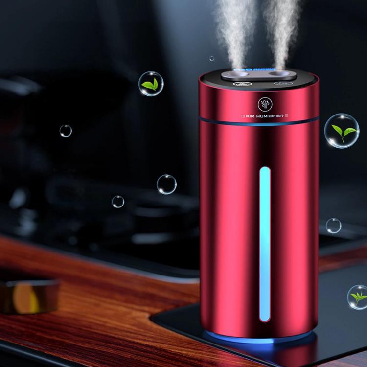 F10 Smart Dual Nozzle Humidifier Aroma Diffuser Portable Car Fragrance Sprayer With Ambient Light