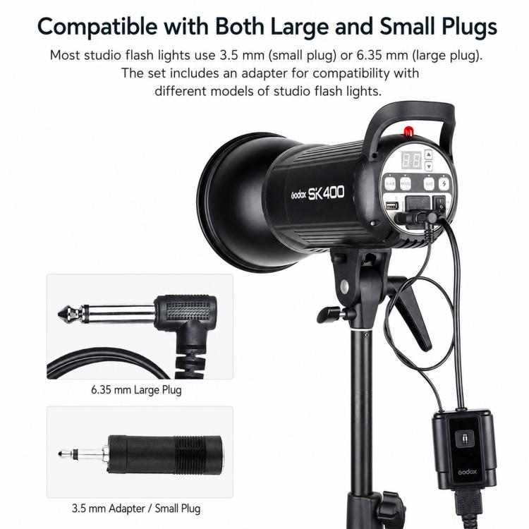Godox DM16 Camera Flash Sync Universal Wireless Trigger For DSLR Cameras, Transmitter, Receiver, Transmitter+Receiver, Transmitter+2 Receiver, Transmitter+3 Receiver