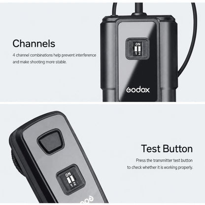 Godox DM16 Camera Flash Sync Universal Wireless Trigger For DSLR Cameras, Transmitter, Receiver, Transmitter+Receiver, Transmitter+2 Receiver, Transmitter+3 Receiver