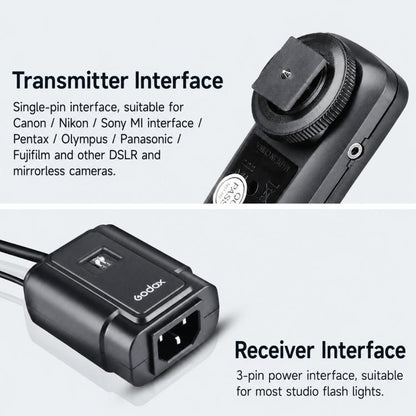 Godox DM16 Camera Flash Sync Universal Wireless Trigger For DSLR Cameras, Transmitter, Receiver, Transmitter+Receiver, Transmitter+2 Receiver, Transmitter+3 Receiver
