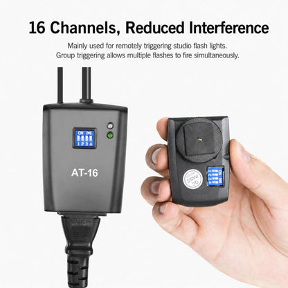 Godox AT-16 Wireless Trigger 16-Channel Flash Receiver Universal Camera Trigger, Transmitter, Receiver, Transmitter+Receiver, Transmitter+2 Receiver, Transmitter+3 Receiver