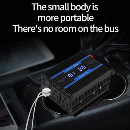 XUYUAN 12V To 110V Car-Modified Sine Wave Inverter 500W With Display Screen