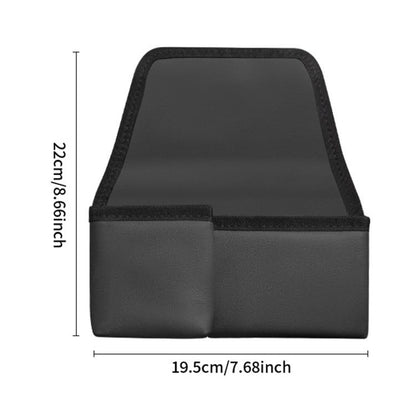 Multifunctional Car Cup Holder Foldable Window Door Side Storage Box, Oxford Fabric Black, Leather Black, Leather Grey, Leather Beige, Leather Red